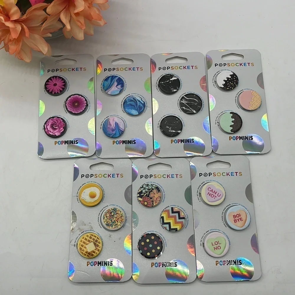 Pop Sockets Popminis - 3 small pop sockets - NWT
